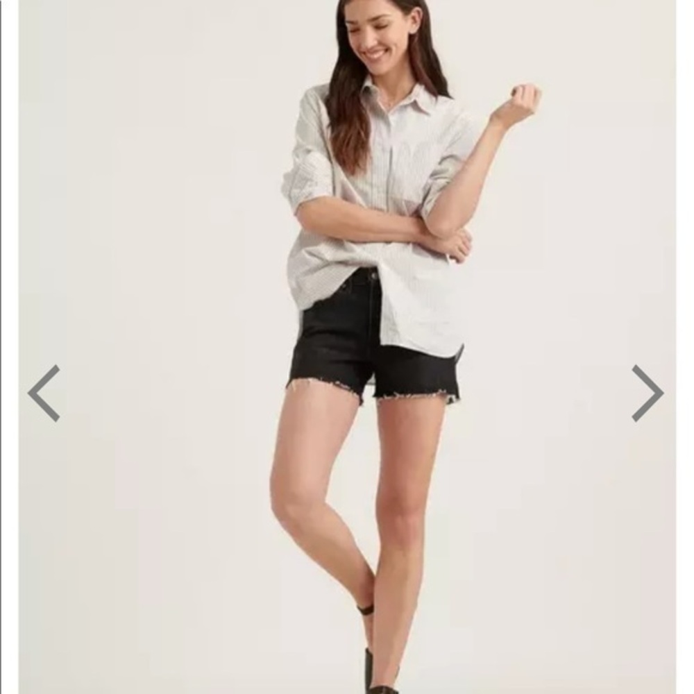 Lucky Brand Relaxed Boyfriend Jean Shorts
